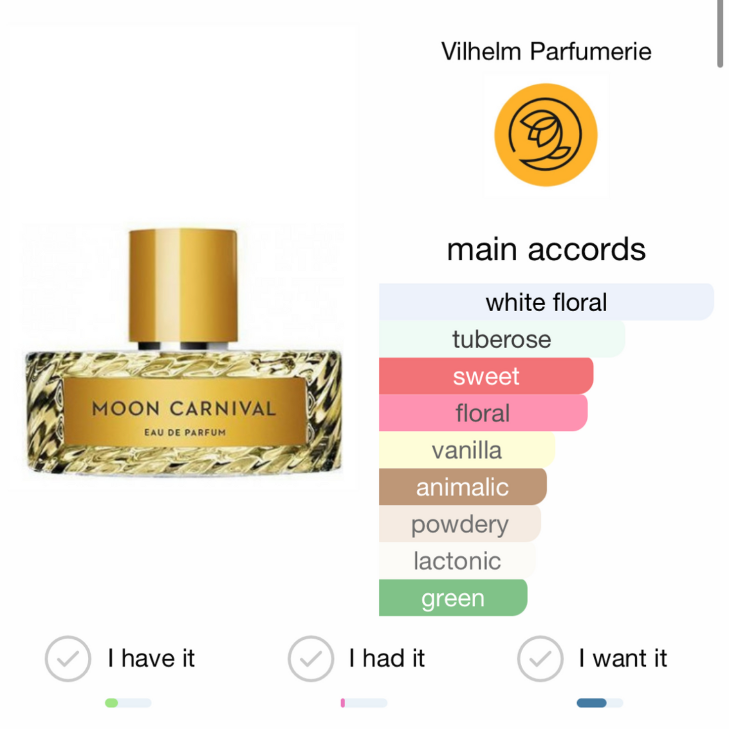 Moon Carnival by Vilhelm Parfumerie Eau de Parfum