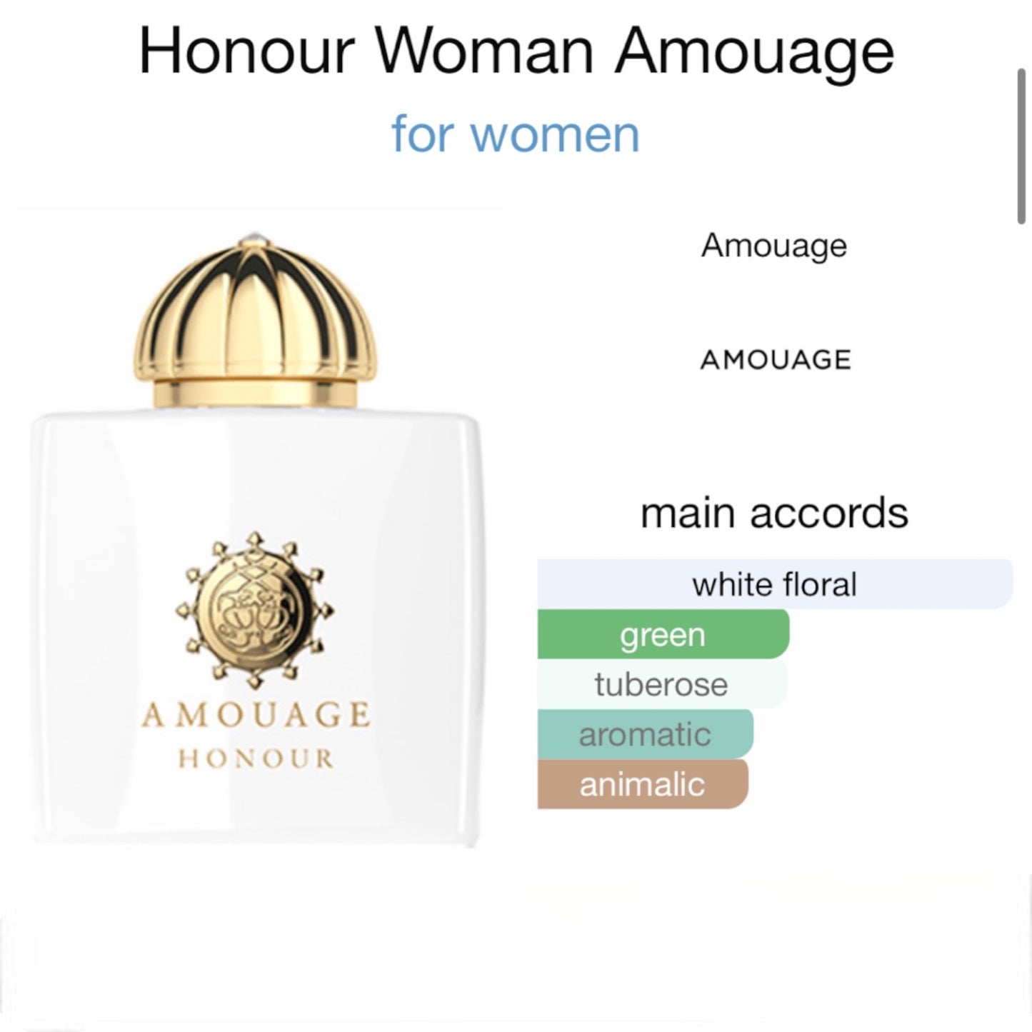Amouage Honour Eau de parfum