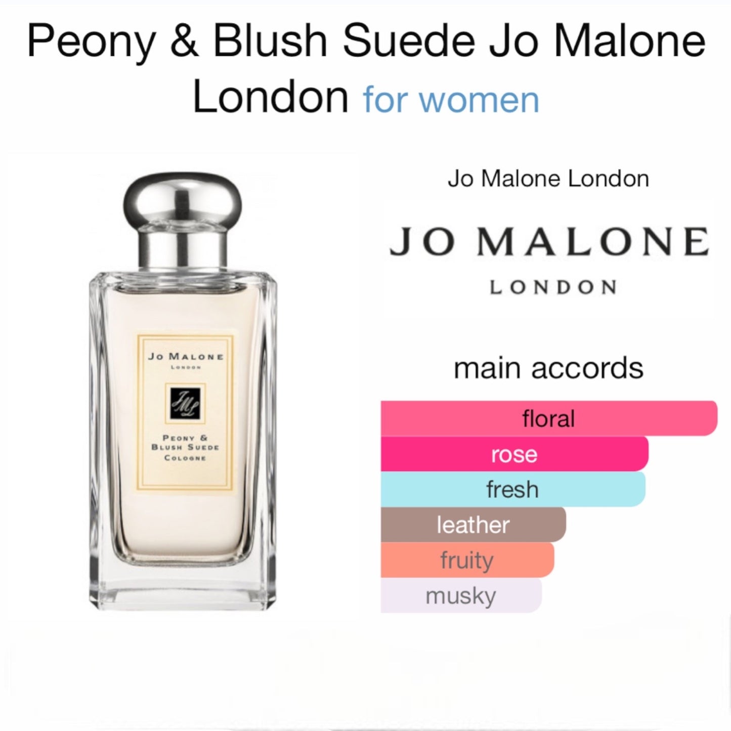 Peony & Blush Suede by Jo Malone London Cologne