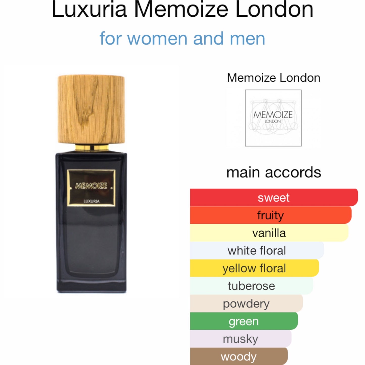 Luxuria by Memoize London Eau de Parfum