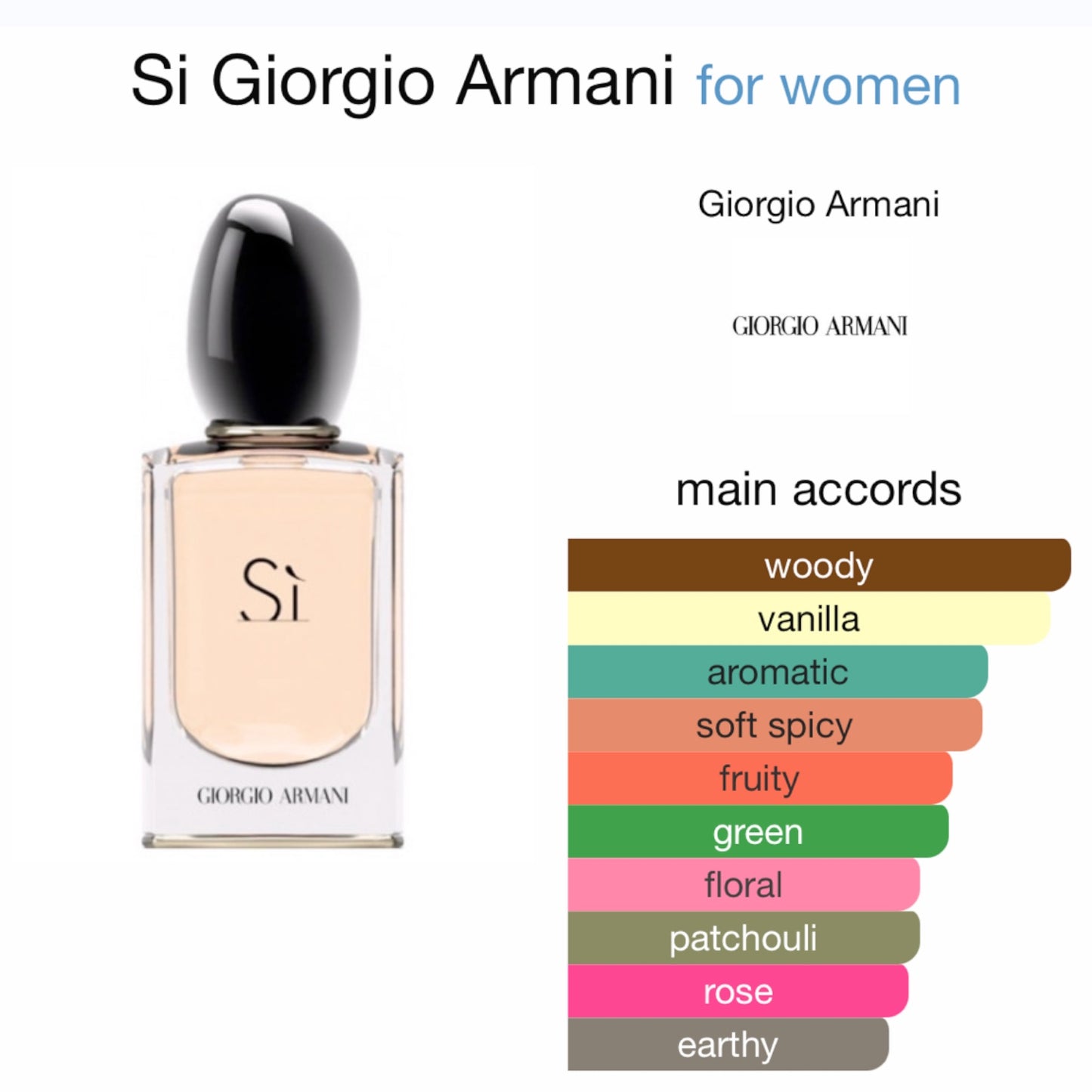 Si by Giorgio Armani Eau de Parfum