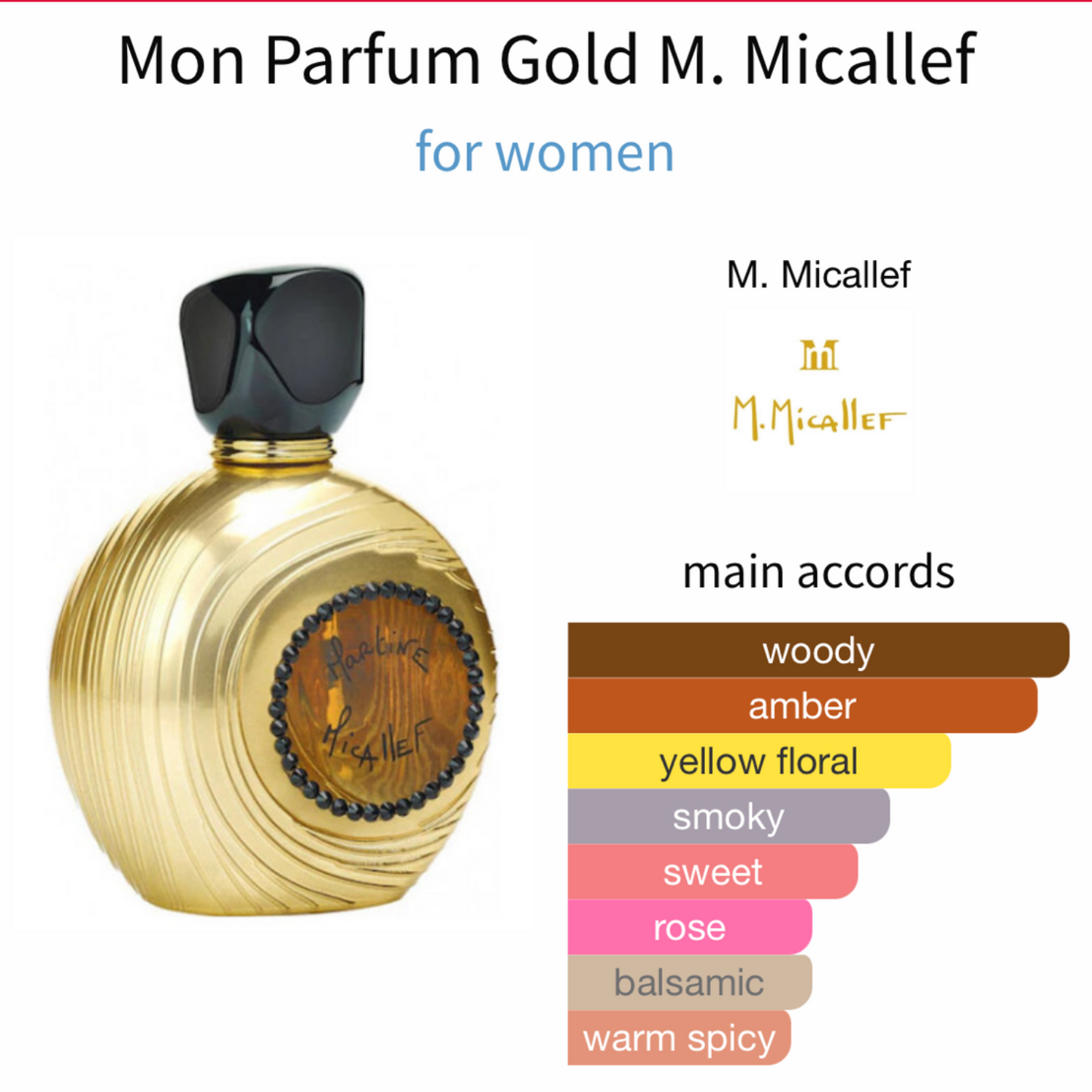 Mon Parfum Gold M. Micallef  Eau de Parfum