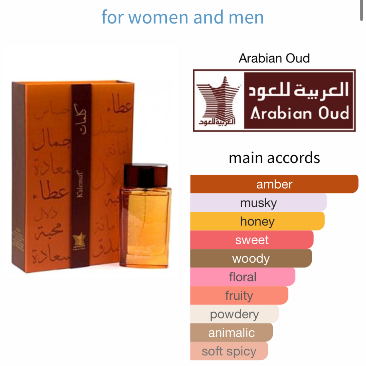 Kalemat by Arabian Oud Eau de parfum