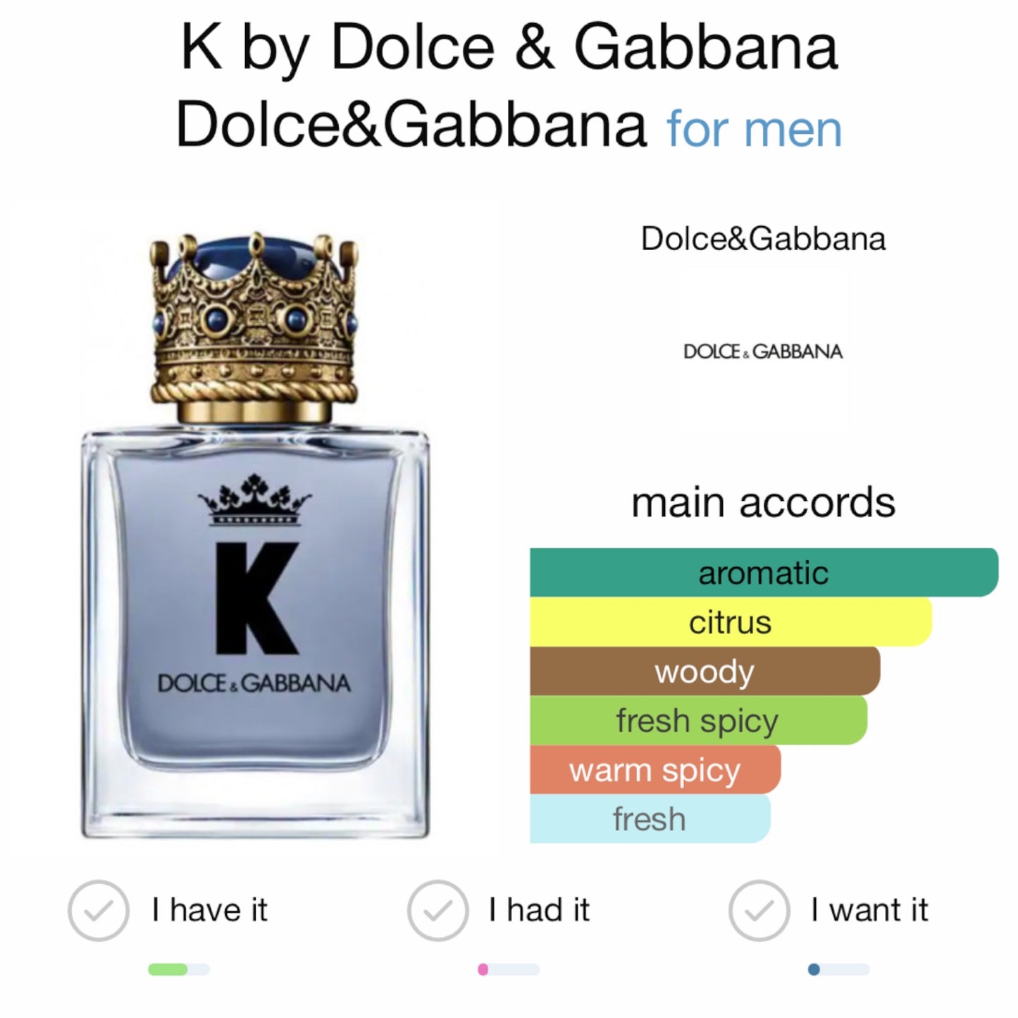 K by Dolce & Gabbana Eau de Toilette