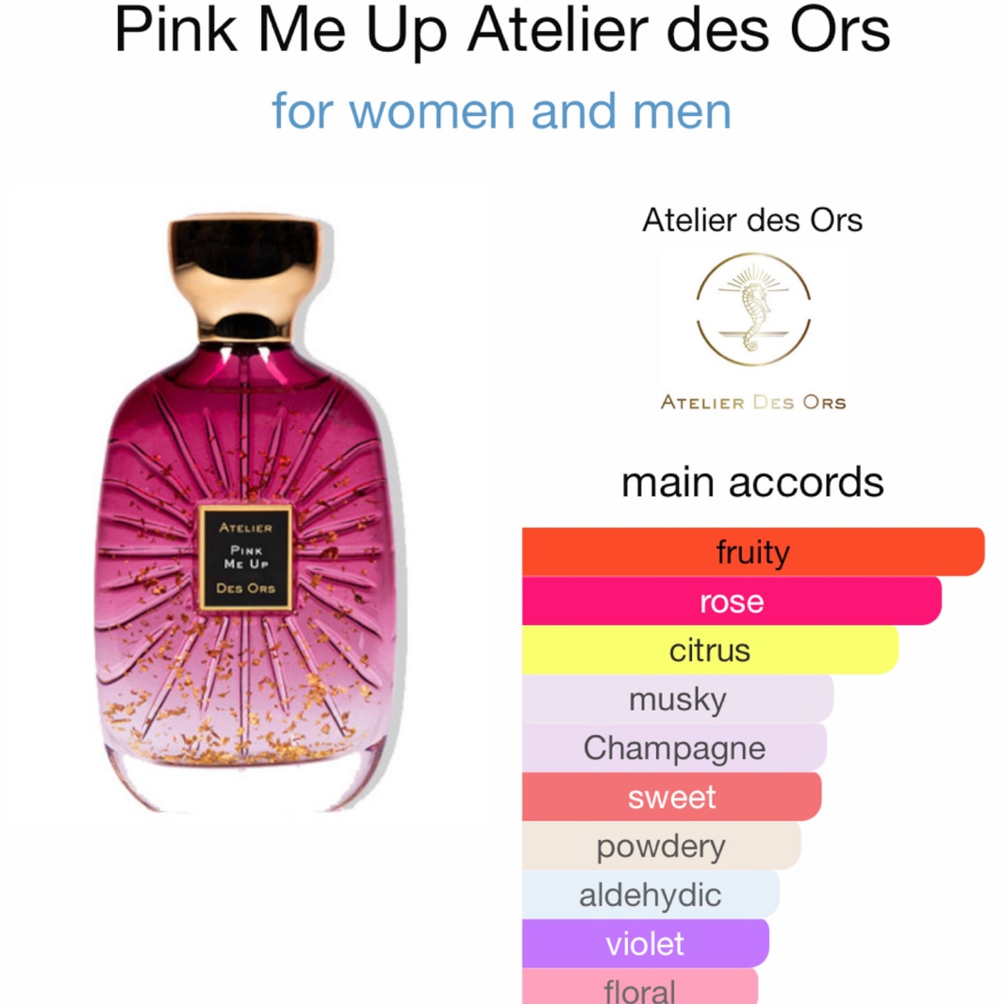 Pink Me Up by Atelier des Ors Eau de Parfum