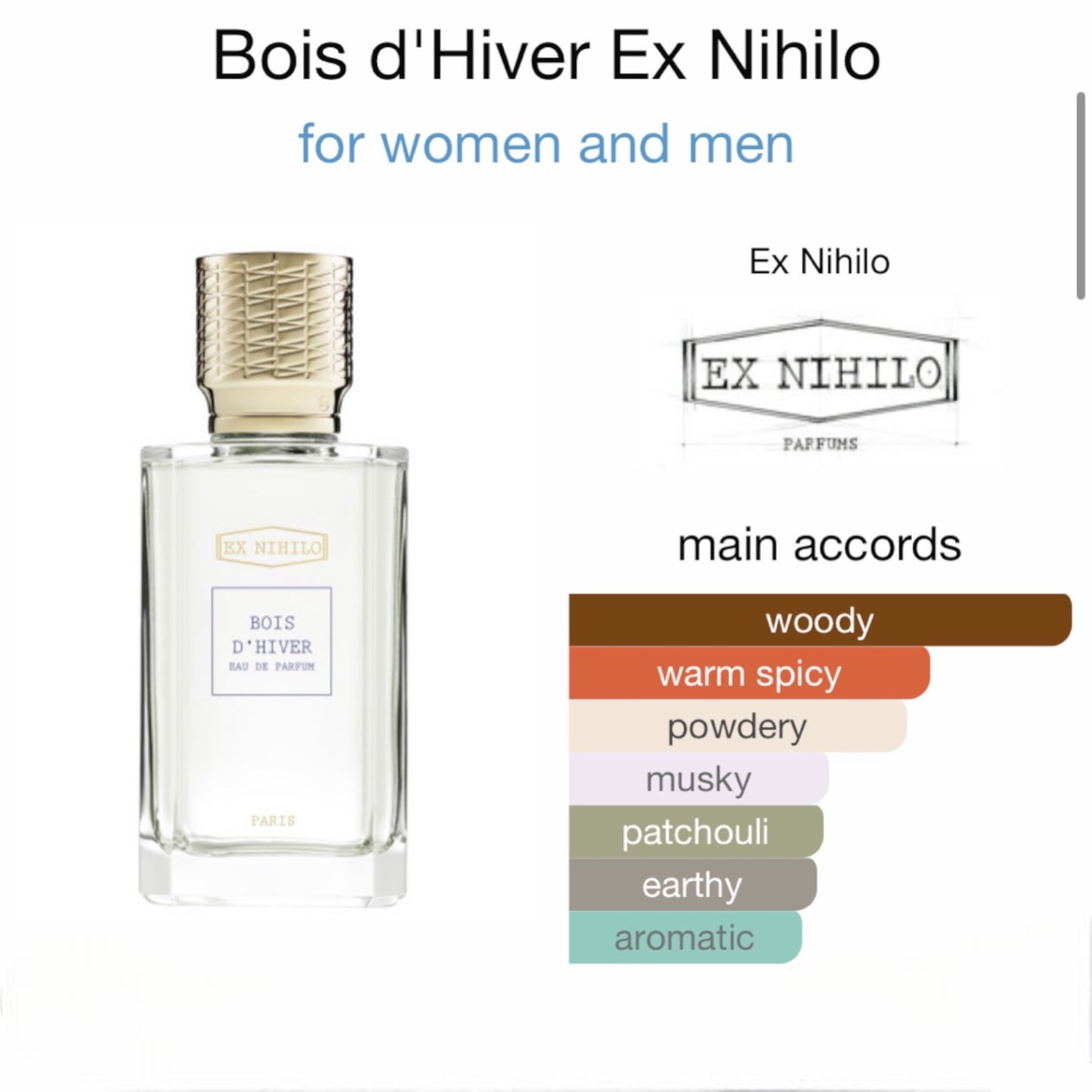 Bois d'Hiver by Ex Nihilo Eau de parfum