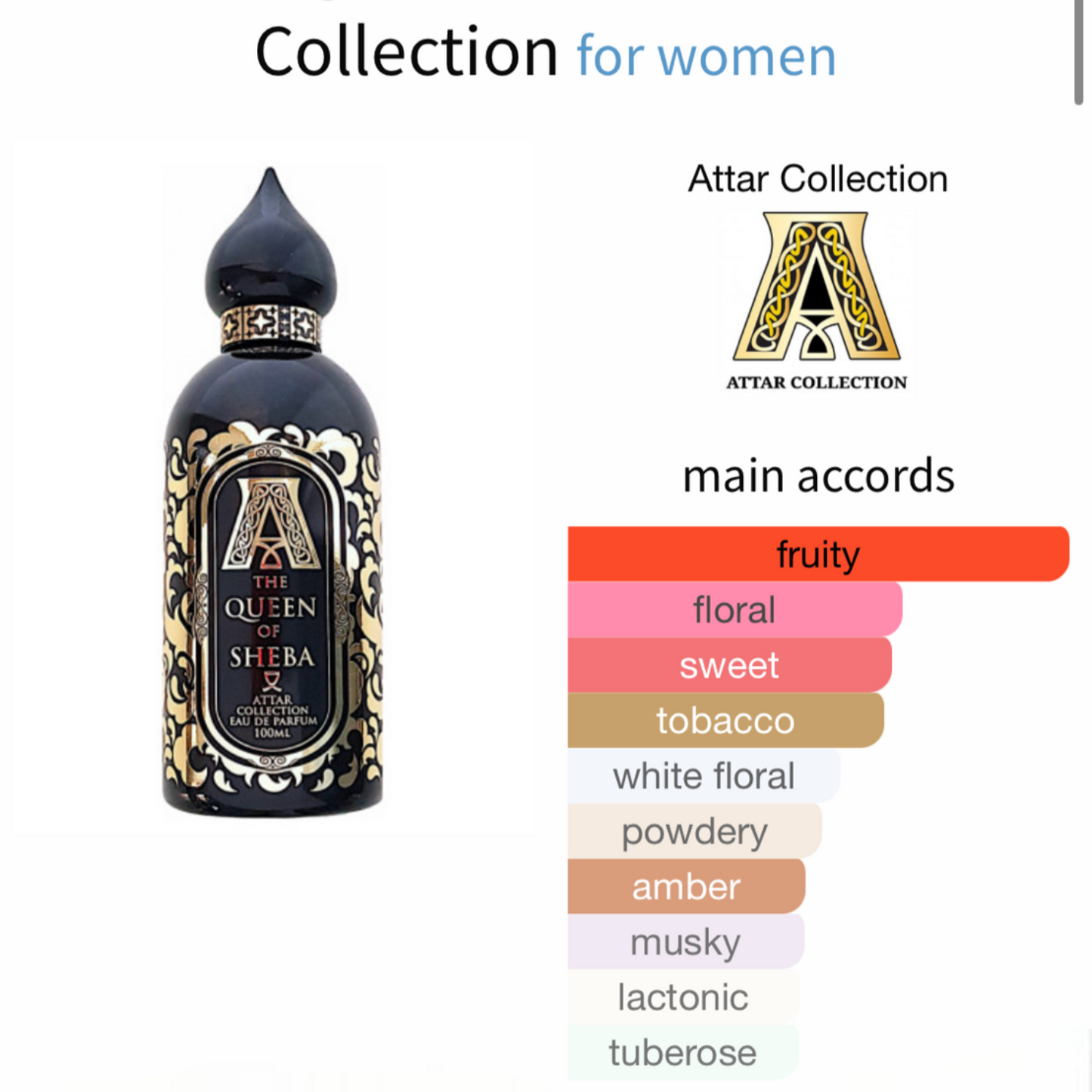 The Queen of Sheba by Attar Collection EAU de Parfum
