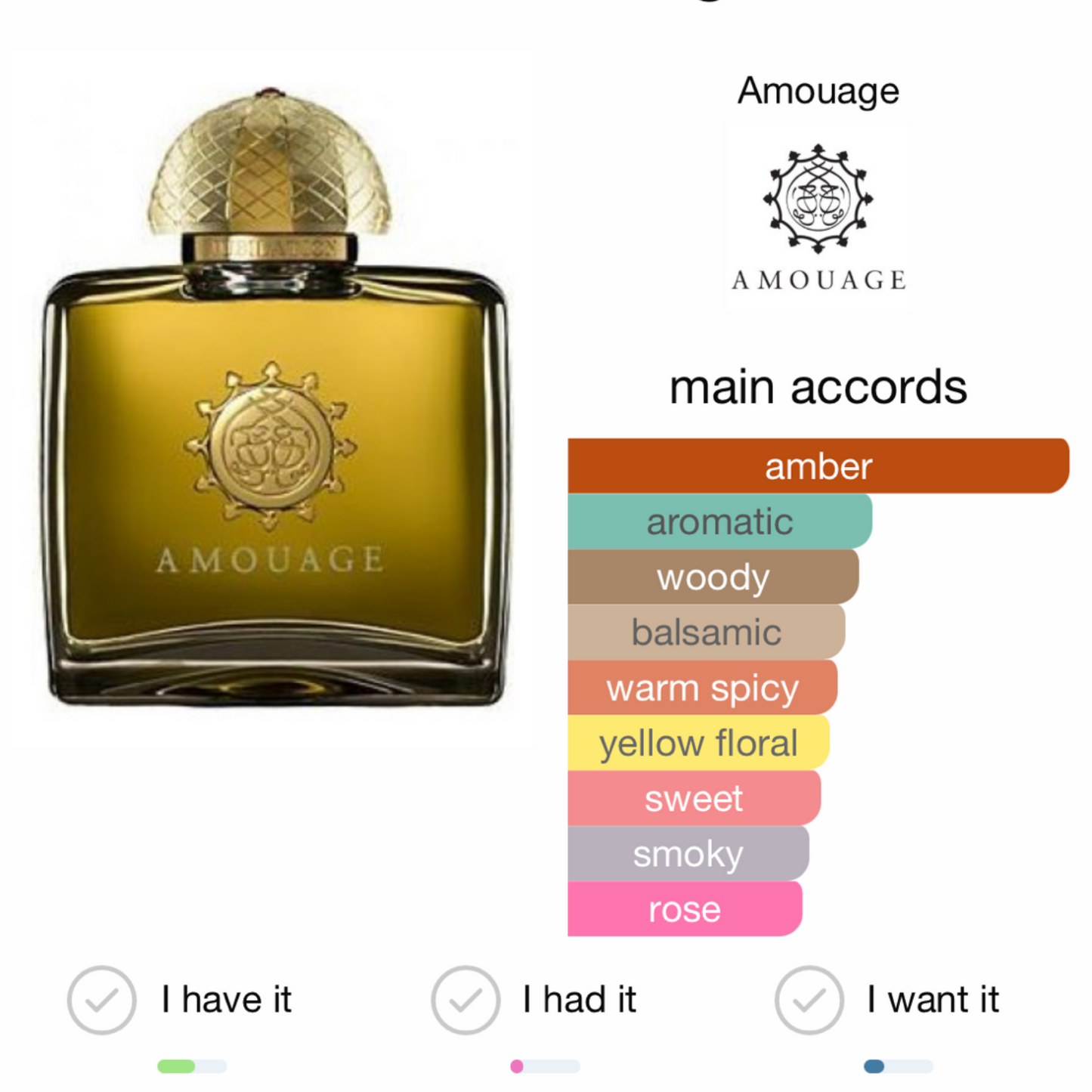 Jubilation 25 Amouage for women Eau de Parfum