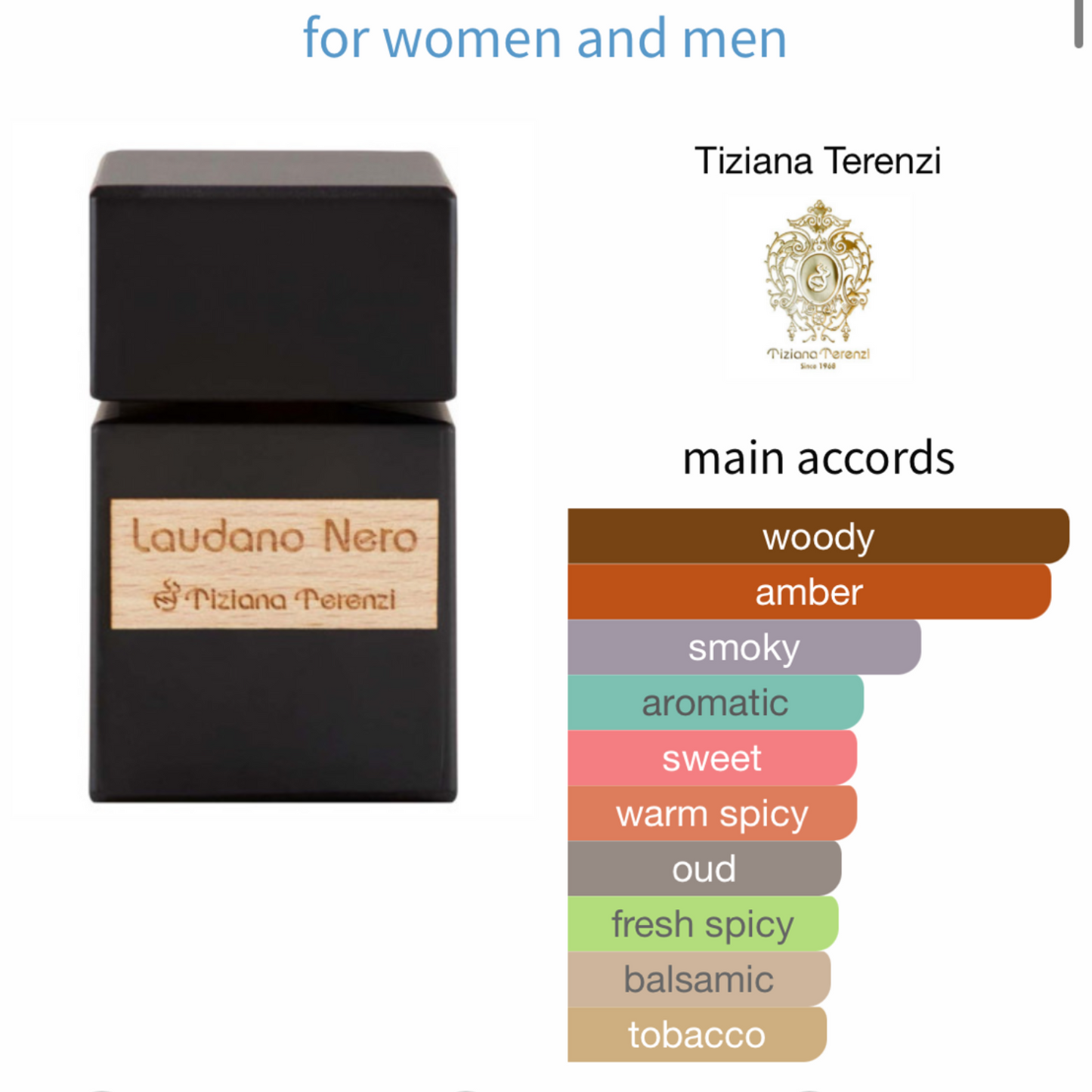 Laudano Nero by Tiziana Terenzi Extrait De Parfum