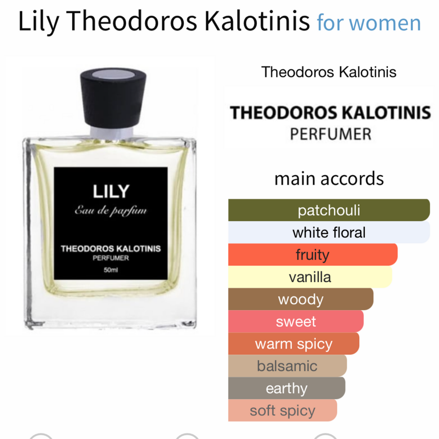 LILY EAU DE PARFUM by Theodoros Kalotinis
