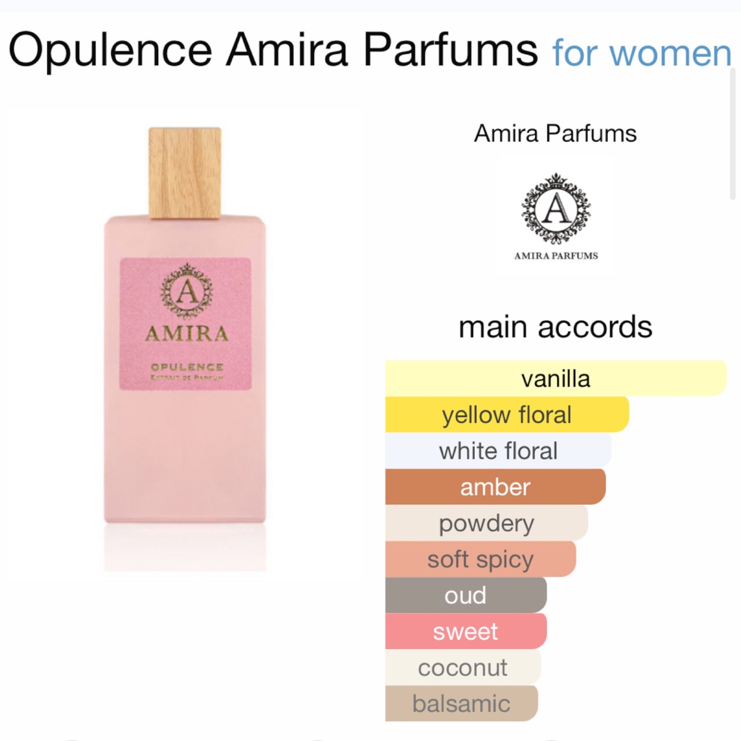 Opulence by Amira Parfums Eau de Parfum